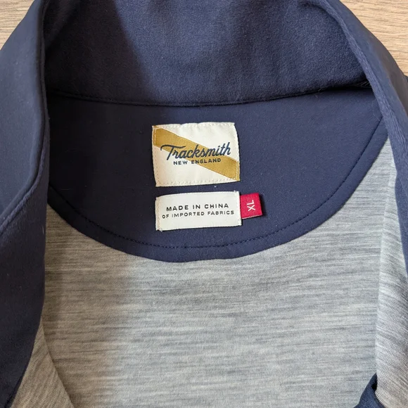 Tracksmith X-Large Nor'Easter Navy Jacket - Picture 4 of 7